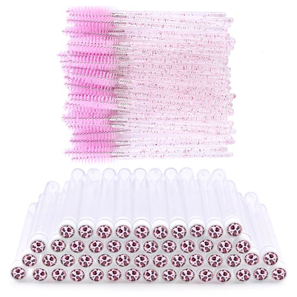 New Reusable Eyelash Brush Tube for Eyelash Extension Replaceable Eyebrow Brush Applicator Lash Mascara Wands Makeup Tools