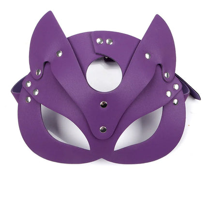 Sex Adult Products SM Sex Toy Fetish BDSM Female Leather Eye Mask & Collar Cosplay Adult Mask Game Masquerade Party Face Masks