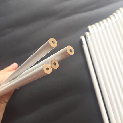 100pcs Wooden Pencils HB White Pencil For School Items Supplies Kids Pencils With Erasers Cute Stationery Art Drawing Wholesale
