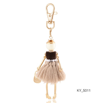 Fashion Women Keychain New Statement Charm Metal Key Chain for Lady Jewelry  Gift Female Trendy Bag Pendant Wholesale