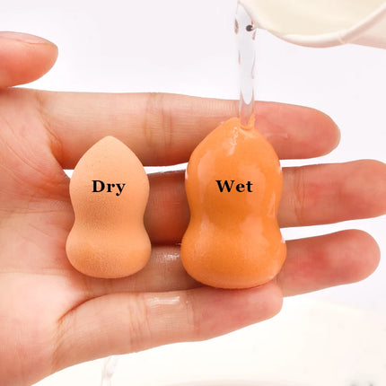 10Pcs Mini Makeup Sponge Water Drop Shape Makeup Soft Foundation puff Concealer Flawless Mixed cosmetic makeup sponge