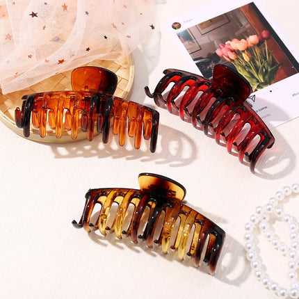 Hot Sale Solid Color Claw Clip Large Barrette Crab Hair Claws Bath Clip Ponytail Clip For Women Girls Hair Accessories Gift