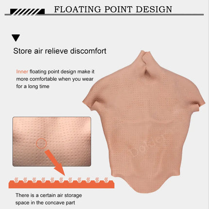 Dokier Silicone Realistic False Fake Muscle Belly Body for Cosplayers Artificial Simulation Muscle Chest Man Crossdressers - TOYS-SUCE