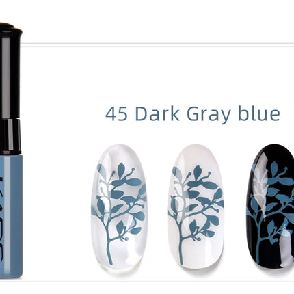 KADS Nail Polish Stamping Nail Art Lacquer 1Bottle/LOT Lacquer Nail Stamping Polish 47 Color Optional Template polish