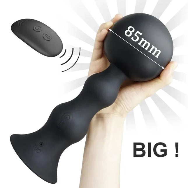 Wireless Remote Control Prostate Massager Vagina Ball Anus Beads Inflatable Anal Plug Vibrator Sex Toys For Men Women