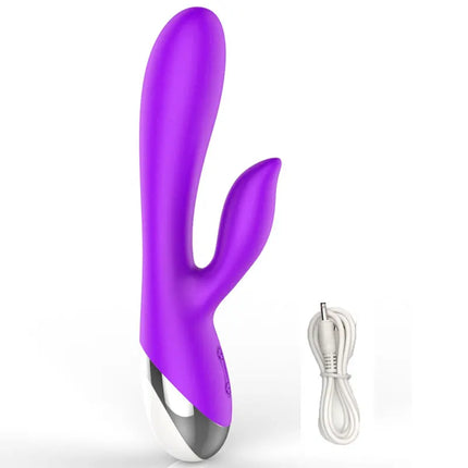 10 Speed G Spot Vibrator USB Rechargeable Powerful Dildo Rabbit Vibrator for Women Clitoris stimulation Massage Adult sex toys