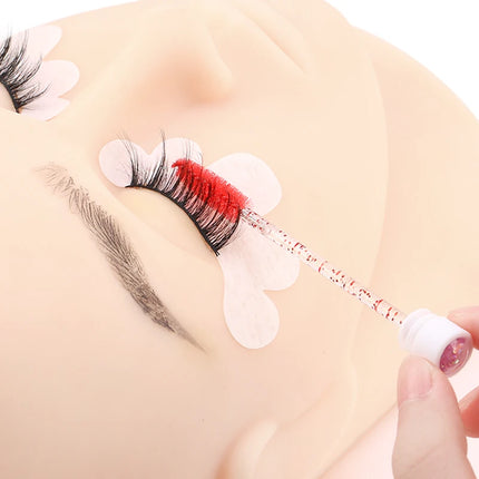 100pcs Diamond Eyebrow Brush Tube Empty Reusable Lash Mascara Wand Case Replaceable Crystal Eyelash Brush Dust-proof Makeup Tool
