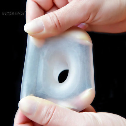 Dick Extender Sleeves For Penis Enlargement Stretcher Genital Penis Pump Accessories Glans Cap Enlarger Erection Adult Sex Toys