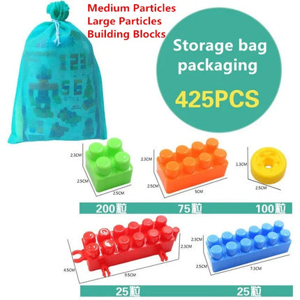 Hot toy toys For kids Inserting and assembling Large particle Building Blocks educational toys DIY Constructor toys For children