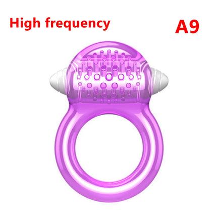 Delayed Ejaculation Cock Penis Ring Soft Silicone Adult Sex Toys Dick Penis Vibrators Ejaculation Cock Ring Vibrating For Men