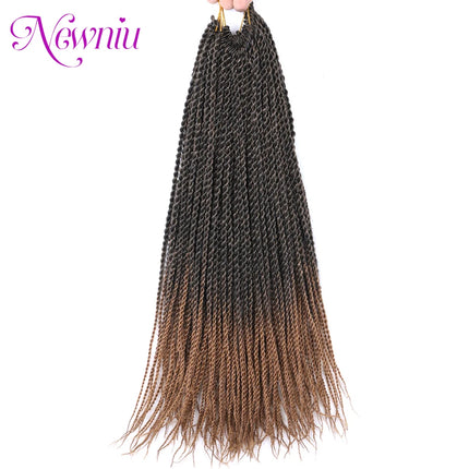 Synthetic Senegalese Twist Hair Extensions Crochet Hair Braids Senegalese Ombre Braiding Hair Crochet Braid Hair Box Braids Hair