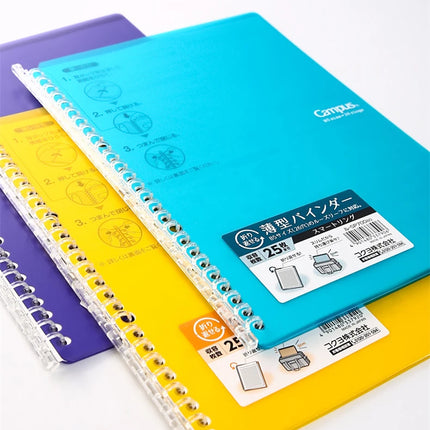 Japan Kokuyo Campus Smartring Loose-leaf Notebook Transparent Coil Loose-leaf Notebook A5/B5 10 Sheets Paper Convenient Notebook