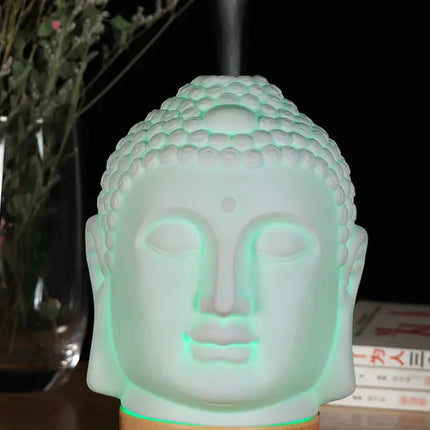 100ml Essential Oil Diffuser Buddha head Humidifier With Night Lamp Aromatherapy Mist Foger Maker Essential Oil Diffuse For Home