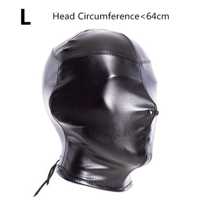 Black High Quality Adjustable Leather Erotic Dog Mask Bdsm Bondage Hood for Fetish Pup Cosplay Role Play Costumes Sex Products