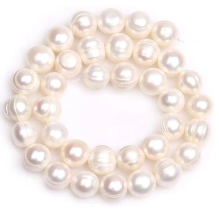 10Pcs/Lot Natural Pearl Charms Stainless Steel Pendant Bracelet Bead Necklace DIY For Jewelry Making Handmade Findings Wholesale