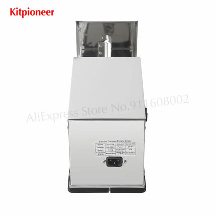 Electric Potato Tornado Slicer Commercial Spiral Potatos Cutter Carrots Vegetable Cutting Machine 220V / 110V