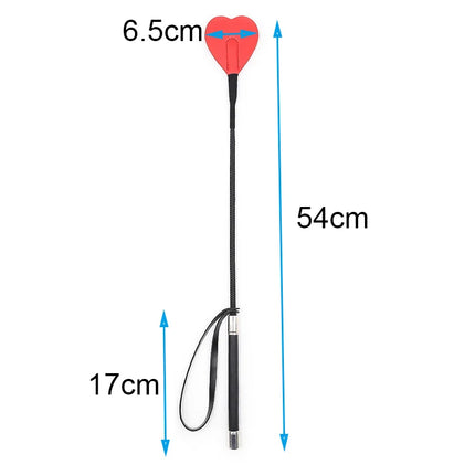 Leather Cosplay Bondage Whip, Crop Spanking Horse Riding Flogger Flapper Cane,BDSM Sex Toys For Couples