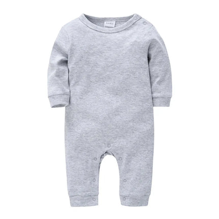 1/2 PCS/LOT Newborn Baby Sleepwear Solid Cotton Unisex Infant Boys Rompers Onesies White Black Toddler Girls Overall Roupas Bebe
