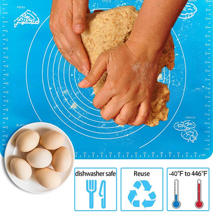 Silicone Baking Mat Kneading Dough Mats Pizza Cake Sheet Cooking Grill Gadgets Bakeware Table Pad Kitchen Pastry Accessories