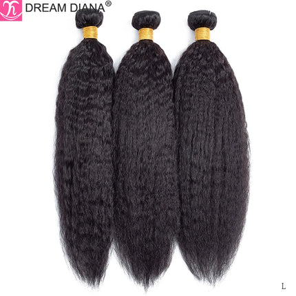 12A Ombre Brazilian Hair Ombre Kinky Straight Bundles 1B 30 Bundles 2 Tone Brown Hair Bundle 100% Human Hair Afro Yaki Straight