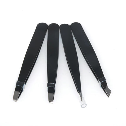 1.5mm Thickness Stainless Steel Tweezers Anti-static Maintenance Electronics Precision Tweezers for Eyebrow DIY Repair Tools