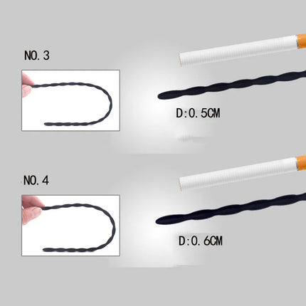 8 Sizes Safe Soft Silicone Urethral Penis Stimulant Dilator Urethral Rod Catheter Sex Toys Horse Eye Stick For Male BDSM Plug