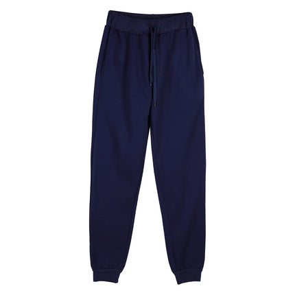 New Winter Men's Sweatpants Korean Fashion Thick Warm Wide Leg Straight Loose Track Pants Male Casual Thermal Velvet Trousers