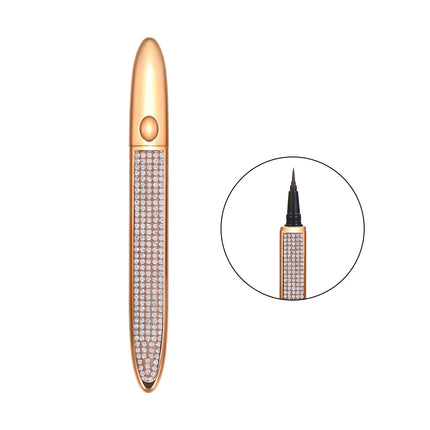 Self-adhesive Magic Lash Liner Glue Pen Non Magnetic No Glue Diamond Glitter Liquid Eyeliner Waterproof Longlasting Fast Dry