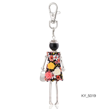 Fashion Women Keychain New Statement Charm Metal Key Chain for Lady Jewelry  Gift Female Trendy Bag Pendant Wholesale