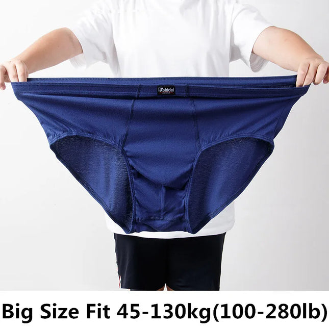3 Pcs Big Size Briefs Large Underwear Men Underpants Cotton Breathable Panties Undies Knickers XL 2XL 3XL 4XL 5XL 6XL 7XL 8XL
