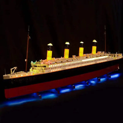 NEW IN STOCK Remote Control LED Light Set For Titanic Ship Compatible With LEGO 10294 Set Building Blocks Bricks Toys Gifts