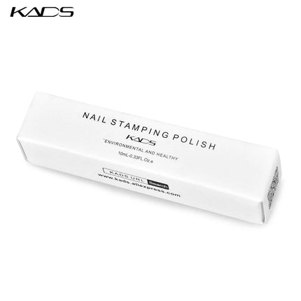 KADS Nail Art Stamping Polish 1 Bottle White Black Gold Stamping Nail Lacquer of Acrylic Paint Tool Beauty Decoration Vernish