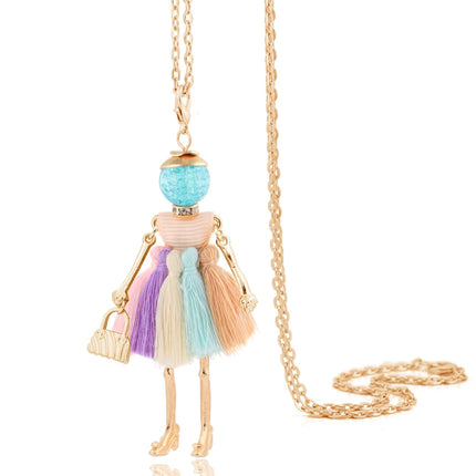 Cute Women Necklace Statement Lady Charm Long Trendy Necklace 2026 New Fashion Female Big Pendant Lovely Jewelry Gift Wholesale