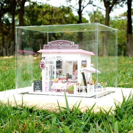 222 Size Acrylic Display Case for Collectibles Assemble Clear Acrylic Box Protection Showcase for Action Figures Organizing Toys