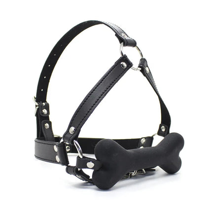 Leather Harness Head Bondage Belt Mouth Gag Balls Adult Games Slave BDSM Restraints Sex Tools For Couples women Erotic Toys