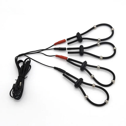 Strong BDSM Electric Shock Anal Vaginal Plug E-Stim Penis Ring Urethral Dilator Massage Gloves Nipple Clamps Sex Therapy Toy Kit