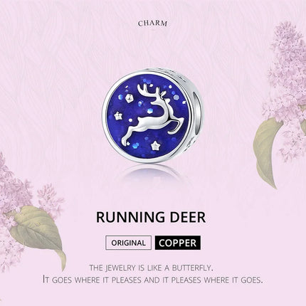 WOSTU Family Heart Charm High heels Mirror Makeup Pendant Bee Boy & Girl Charm Dreamcatcher Beads Jewelry Making Copper Zircon