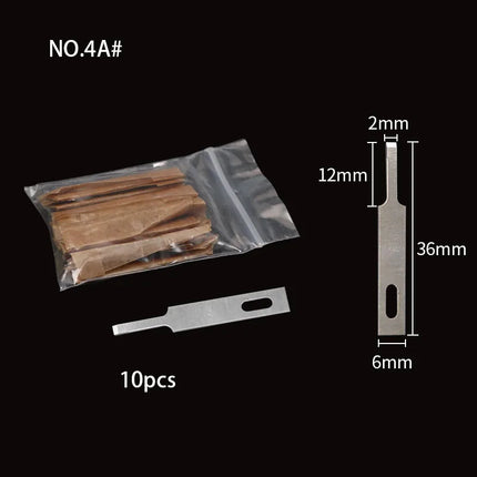QIANLI 012 iHilt Non-Slip Metal Scalpel Knife Tools Kit Cutter Engraving Craft knives BSD Blade Phone PCB DIY Repair Hand Tools