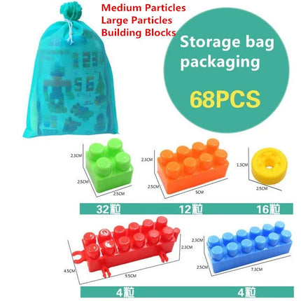 Hot toy toys For kids Inserting and assembling Large particle Building Blocks educational toys DIY Constructor toys For children