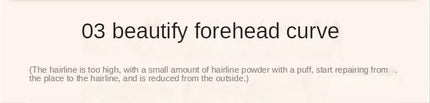 MAYCHEER Hairline Shadow Powder Hair Hair Fluffy Powder Instantly Modified Hair Edge Filled Forehead Hairline