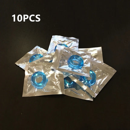 10/5Pcs Silicone Durable Penis Ring Adult Men Ejaculation Delay Cock Rubber Rings Penis Enlargement Sex Toys For Male Sex Ring
