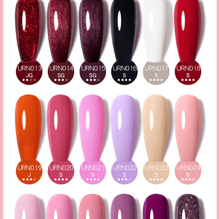 UR SUGAR 7.5ml Dark Wine Red Nail Gel Polish Autumn Gel Paint Nail Art Semi Permanent Nail Art Manicure Soak Off LED UV Nail Gel