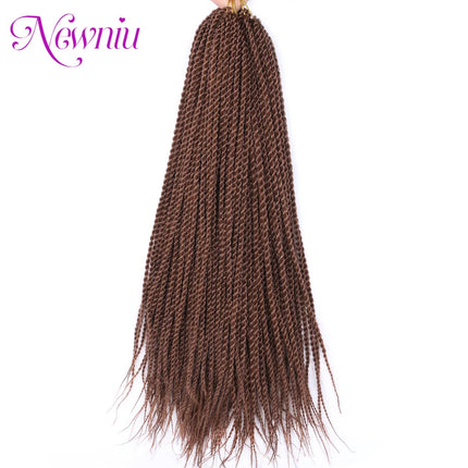 Synthetic Senegalese Twist Hair Extensions Crochet Hair Braids Senegalese Ombre Braiding Hair Crochet Braid Hair Box Braids Hair
