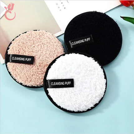Reusable Makeup Remover Pads Cotton Wipes Microfiber Make Up Removal Sponge Cotton Cleaning Pads Tool