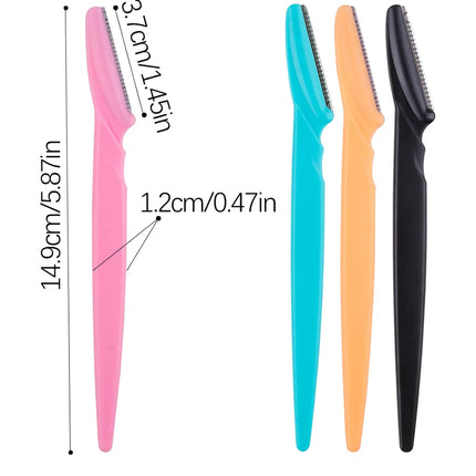 3/4/10Pcs Eyebrow Trimmer Blade Shaver Portable Face Razor Eye Brow Epilation Hair Removal Cutters Safety Razor Woman Makeup
