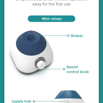 JOANLAB Mini Vortex Mixer Lab Equipment Oscillator Shaker Lab Multifunctional mixer Tattoo Pigment Nail Polish Liquid Ink Mixer
