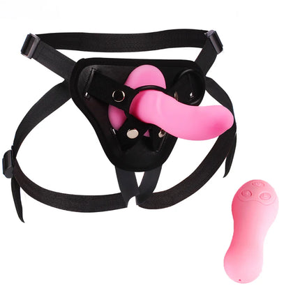 Adult Sex Vibrator 10 Speed Vibrating Strap On Harness Dildo Vibrator Panties for Woman Lesbian Sex Bondage Dildo Penis Sex Belt