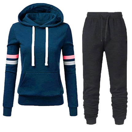 Men's and women's spring fleece sportswear men's and women's casual hoodies couple suit jogging fashion pullover black S-3XL