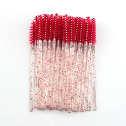 SHIDISHANGPIN 5/25/50 Pc Eyelash Brushes Makeup Brushes Mascara Wands Applicator Spoolers Eye Lashes Cosmetic Brush Makeup Tools