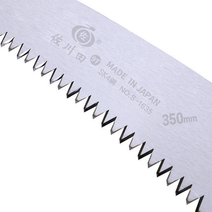 350mm Blade Hand Saw Pruning Curved Saw For Wood Cutting , Dry Wood Pruning Saw With Hard Teeth Household Garden Hand Tools